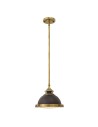 Elstead Lighting Mała lampa wisząca Amelia - 1 źródło światła - Brązowa HK-AMELIA-P-S-RB Elstead Lighting Mała lampa wisząca Amelia - 1 źródło światła - Brązowa HK-AMELIA-P-S-RB