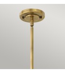 Elstead Lighting Mała lampa wisząca Amelia - 1 źródło światła - Brązowa HK-AMELIA-P-S-RB Elstead Lighting Mała lampa wisząca Amelia - 1 źródło światła - Brązowa HK-AMELIA-P-S-RB