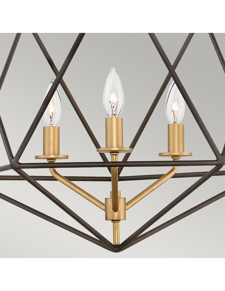 Elstead Lighting Lampa wisząca / Żyrandol Astrid - 3 źródła światła HK-ASTRID-3P