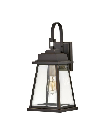Elstead Lighting Średnia latarnia naścienna Bainbridge - 1 źródło światła IP44 HK-BAINBRIDGE-M-OZ