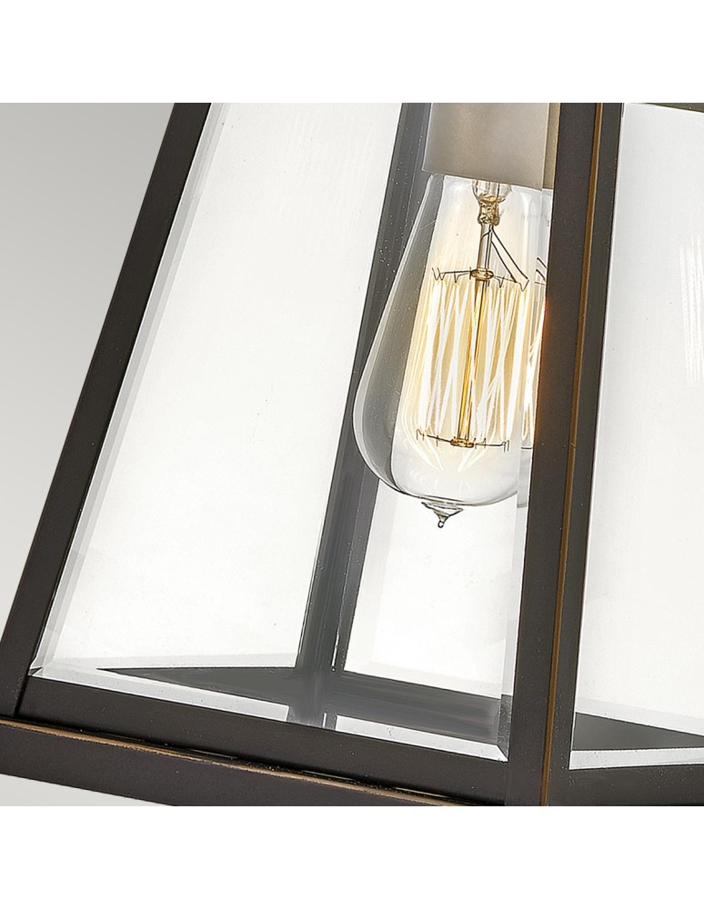 Elstead Lighting Średnia latarnia naścienna Bainbridge - 1 źródło światła IP44 HK-BAINBRIDGE-M-OZ Elstead Lighting Średnia latarnia naścienna Bainbridge - 1 źródło światła IP44 HK-BAINBRIDGE-M-OZ