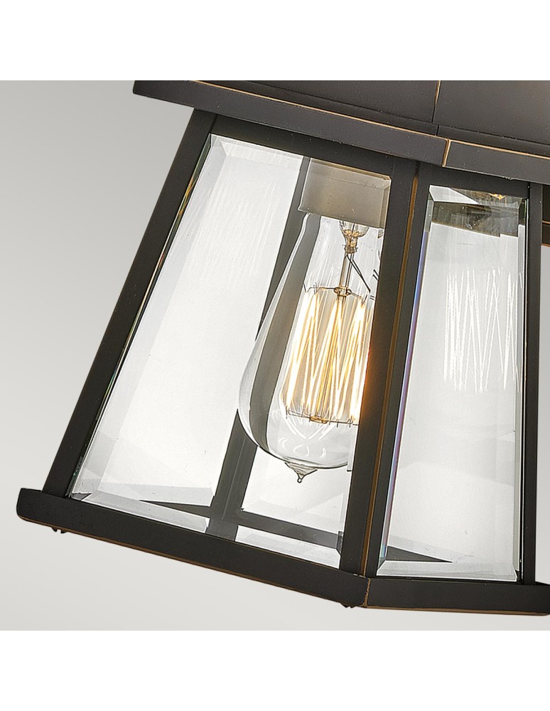 Elstead Lighting Mała latarnia naścienna Bainbridge - 1 źródło światła IP44 HK-BAINBRIDGE-S-OZ