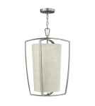 Lampy wiszące - Elstead Lighting Duża lampa wisząca Blakely - 3 źródła świtała - Szczotkowany nikiel HK-BLAKELY-3P-BN - product 1