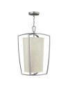 Elstead Lighting Duża lampa wisząca Blakely - 3 źródła świtała - Szczotkowany nikiel HK-BLAKELY-3P-BN