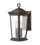 Kinkiety zewnętrzne - Elstead Lighting Średnia latarnia naścienna Bromley - 2 źródła światła IP44 HK-BROMLEY2-M - product 1