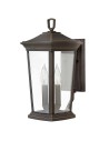 Elstead Lighting Średnia latarnia naścienna Bromley - 2 źródła światła IP44 HK-BROMLEY2-M
