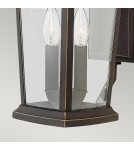 Kinkiety zewnętrzne - Elstead Lighting Średnia latarnia naścienna Bromley - 2 źródła światła IP44 HK-BROMLEY2-M - product 3