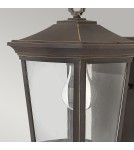 Kinkiety zewnętrzne - Elstead Lighting Mała latarnia naścienna Bromley - 1 źródło światła IP44 HK-BROMLEY2-S - product 3