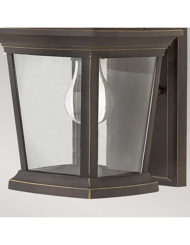 Elstead Lighting Mała latarnia naścienna Bromley - 1 źródło światła IP44 HK-BROMLEY2-S