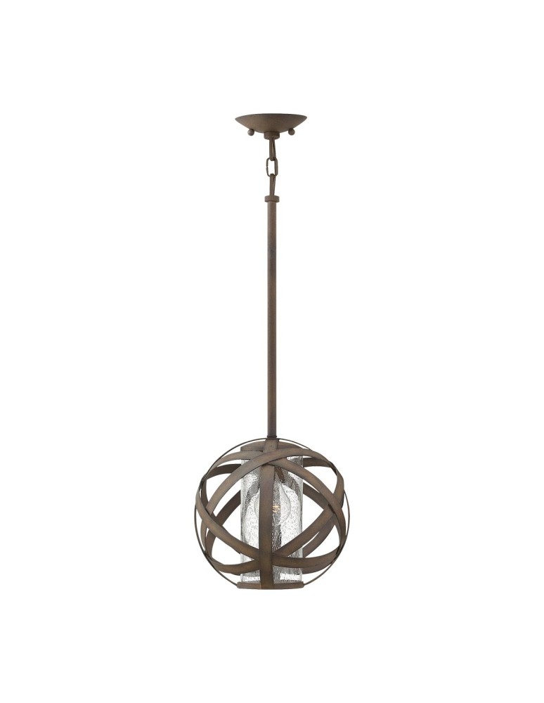 Elstead Lighting Latarnia wisząca Carson - 1 źródło światła IP44 HK-CARSON-P