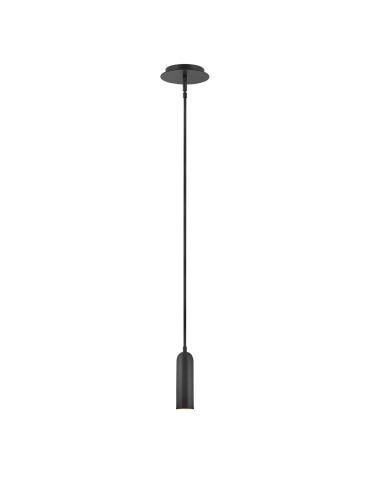 Elstead Lighting Mała lampa wisząca LED Dax - Czarna HK-DAX-MP-BK