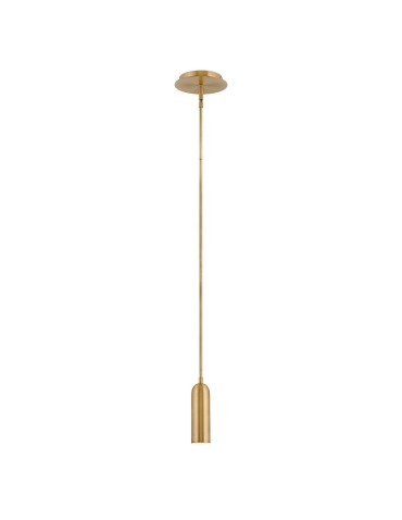 Elstead Lighting Mała lampa wisząca LED Dax - Stary mosiądz HK-DAX-MP-HB