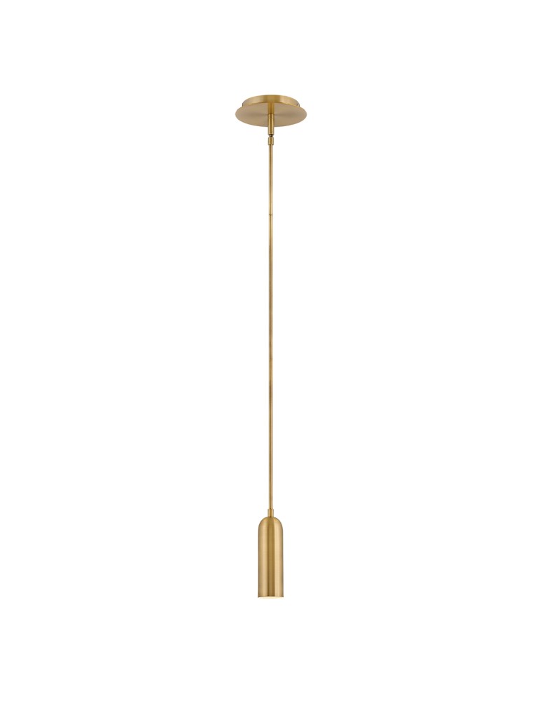 Elstead Lighting Mała lampa wisząca LED Dax - Stary mosiądz HK-DAX-MP-HB