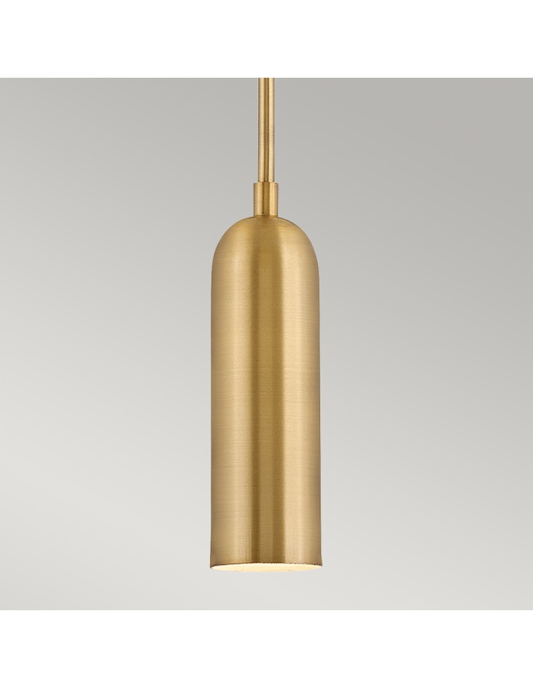 Elstead Lighting Mała lampa wisząca LED Dax - Stary mosiądz HK-DAX-MP-HB