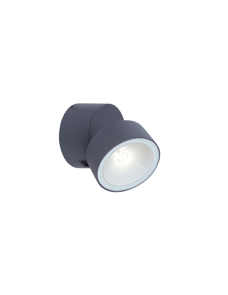 Lutec TRUMPET Ścienna LED Szary węgiel drzewny 5626101125