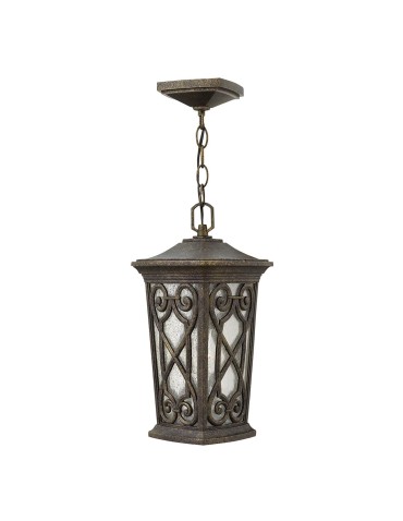 Elstead Lighting Mała latarnia wisząca Enzo - 1 źródło światła IP44 HK-ENZO8-S