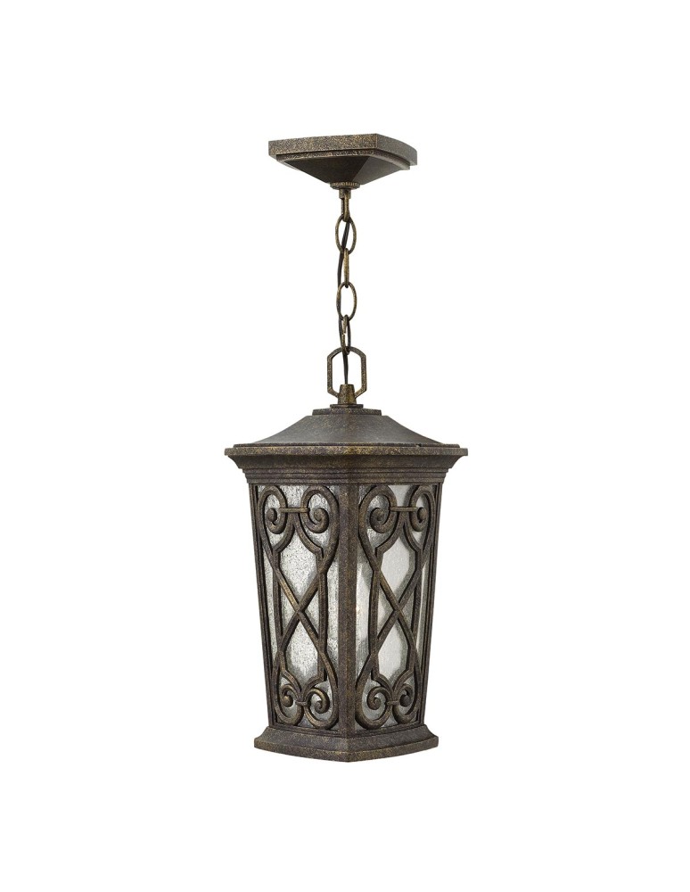 Elstead Lighting Mała latarnia wisząca Enzo - 1 źródło światła IP44 HK-ENZO8-S