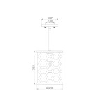 Lampy wiszące - Elstead Lighting Mała lampa wisząca Felix - 1 źródło światła HK-FELIX-MP - product 2