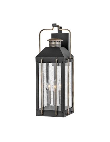 Elstead Lighting Duża latarnia naścienna Fitzgerald - 3 źródła światła IP44 HK-FITZGERALD2-L