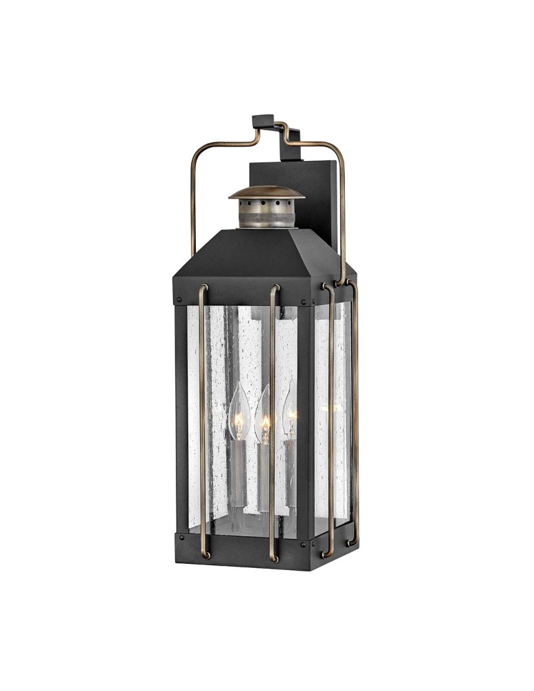 Elstead Lighting Duża latarnia naścienna Fitzgerald - 3 źródła światła IP44 HK-FITZGERALD2-L