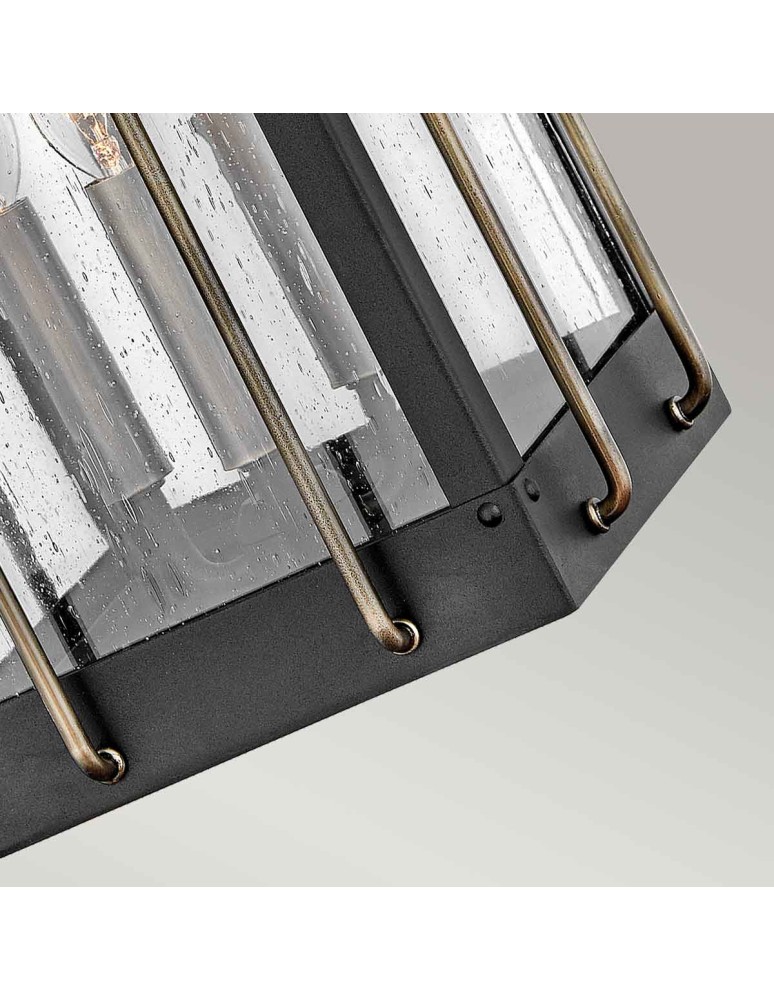 Elstead Lighting Duża latarnia naścienna Fitzgerald - 3 źródła światła IP44 HK-FITZGERALD2-L