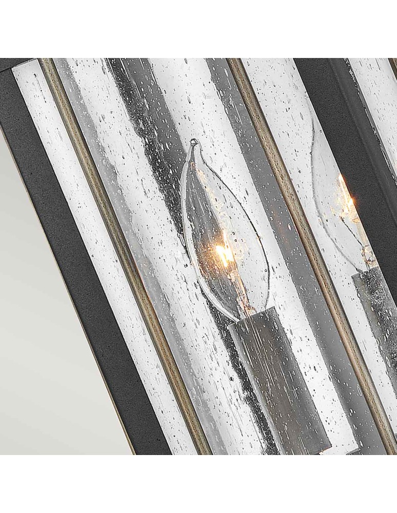 Elstead Lighting Średnia latarnia naścienna Fitzgerald - 2 źródła światła IP44 HK-FITZGERALD2-M