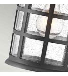 Kinkiety zewnętrzne - Elstead Lighting Średnia latarnia naścienna Freeport - 1 źródło światła - Teksturowana czerń IP44 HK-FREEPORT2-M-TBK - product 4