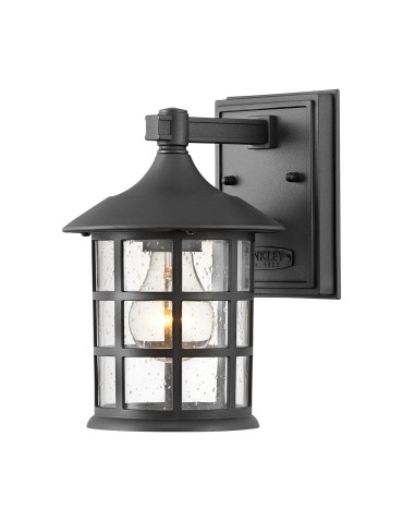 Elstead Lighting Mała latarnia naścienna Freeport - 1 źródło światła - Teksturowana czerń IP44 HK-FREEPORT2-S-TBK