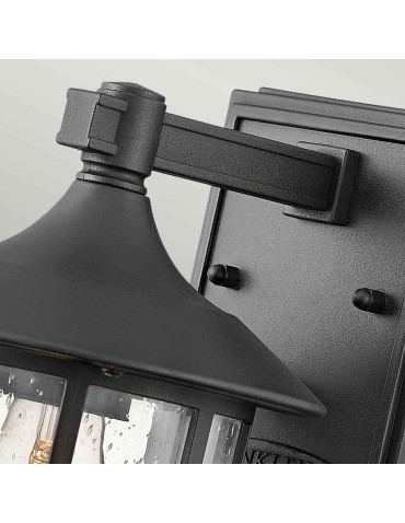 Elstead Lighting Mała latarnia naścienna Freeport - 1 źródło światła - Teksturowana czerń IP44 HK-FREEPORT2-S-TBK - produkt 2