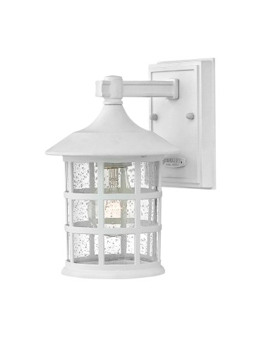 Elstead Lighting Mała latarnia naścienna Freeport - 1 źródło światła - Teksturowana biel IP44 HK-FREEPORT2-S-TWH