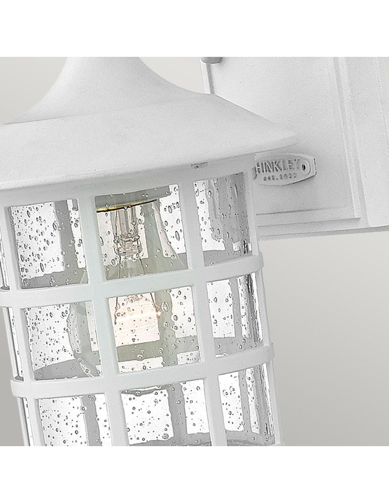 Elstead Lighting Mała latarnia naścienna Freeport - 1 źródło światła - Teksturowana biel IP44 HK-FREEPORT2-S-TWH