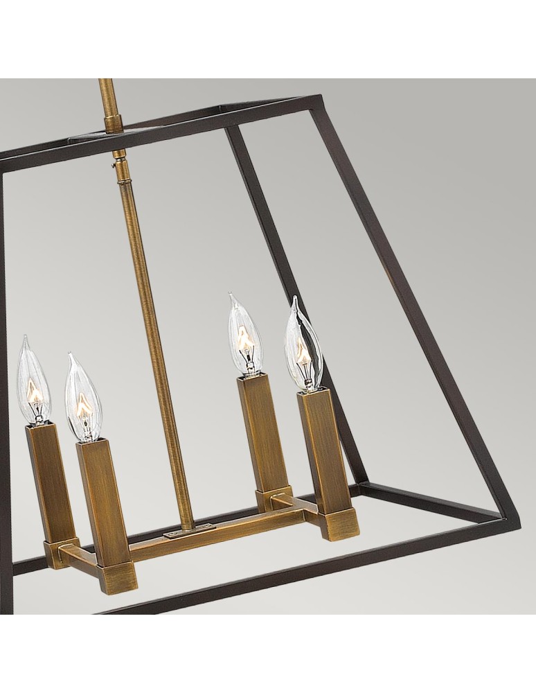 Lampy wiszące - Elstead Lighting Lampa wisząca / Żyrandol Fulton - 4 źródła światła HK-FULTON-4P - product kolory-swiatla.pl 3