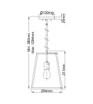 Elstead Lighting Lampa wisząca Fulton - 1 źródło światła HK-FULTON-P Elstead Lighting Lampa wisząca Fulton - 1 źródło światła HK-FULTON-P