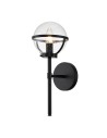 Elstead Lighting Kinkiet Hollis - 1 źródło światła - Czarny IP44 HK-HOLLIS1-C-BK-BATH Elstead Lighting Kinkiet Hollis - 1 źródło światła - Czarny IP44 HK-HOLLIS1-C-BK-BATH