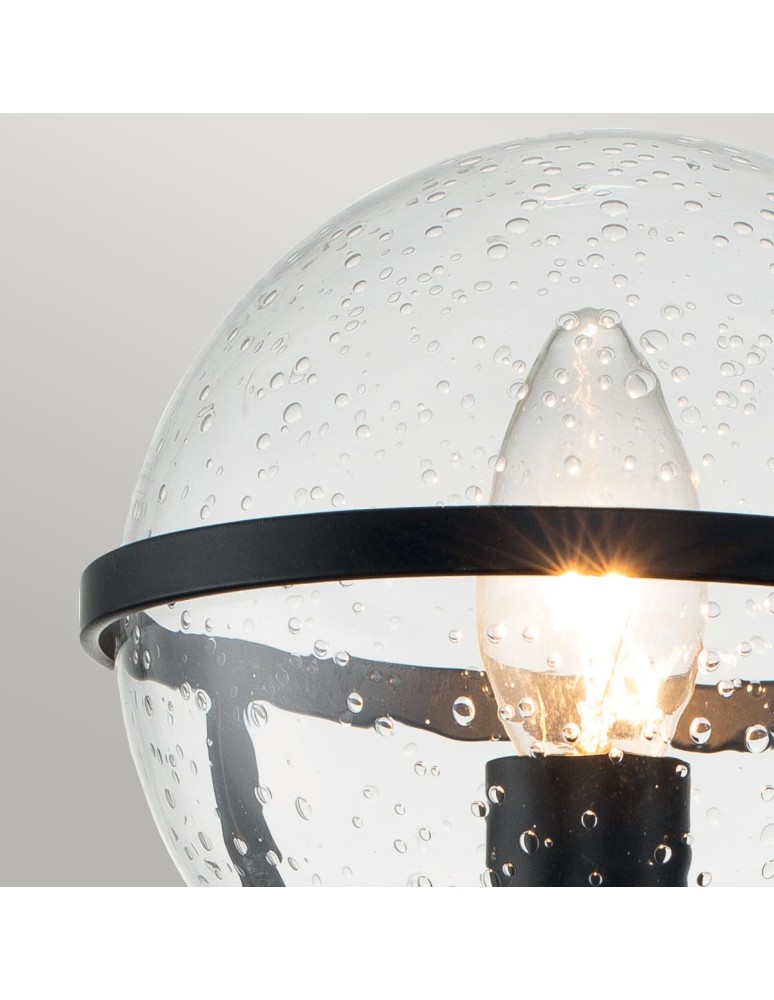 Elstead Lighting Kinkiet Hollis - 1 źródło światła - Czarny IP44 HK-HOLLIS1-C-BK-BATH Elstead Lighting Kinkiet Hollis - 1 źródło światła - Czarny IP44 HK-HOLLIS1-C-BK-BATH