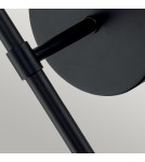 Elstead Lighting Kinkiet Hollis - 1 źródło światła - Czarny IP44 HK-HOLLIS1-C-BK-BATH Elstead Lighting Kinkiet Hollis - 1 źródło światła - Czarny IP44 HK-HOLLIS1-C-BK-BATH
