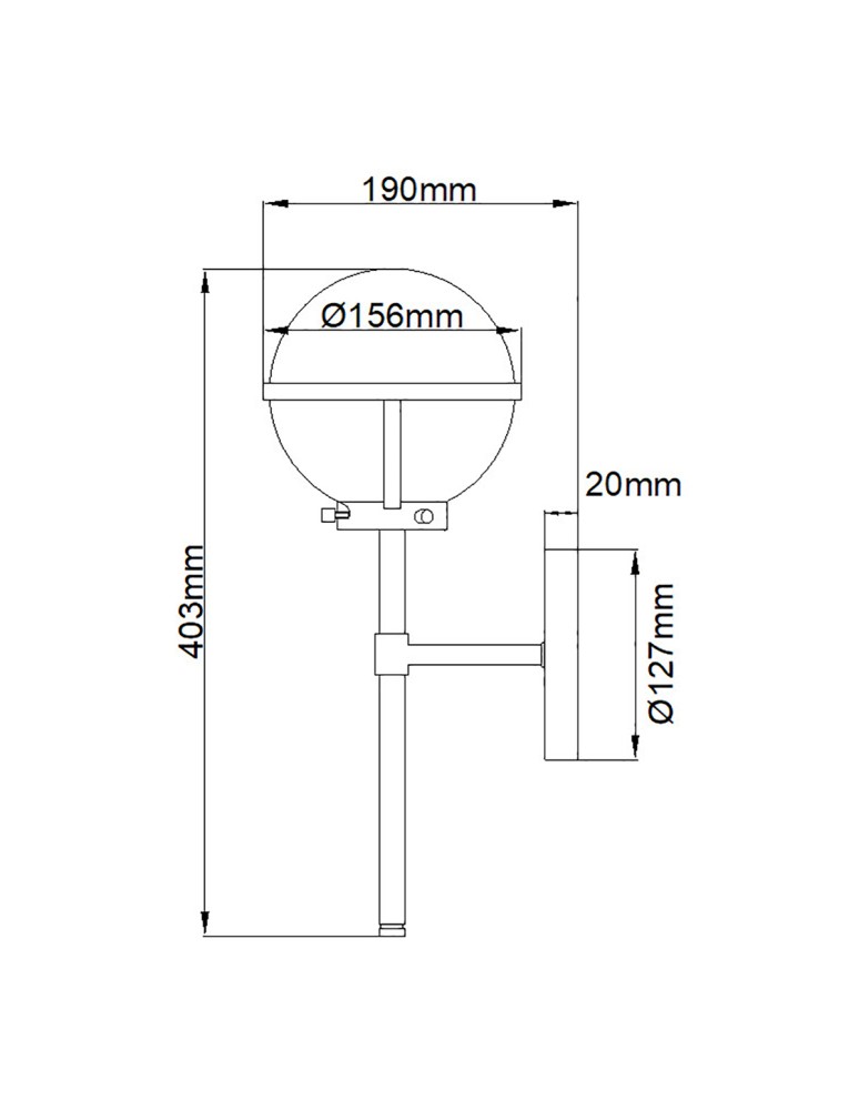 Elstead Lighting Kinkiet Hollis - 1 źródło światła - Czarny IP44 HK-HOLLIS1-C-BK-BATH Elstead Lighting Kinkiet Hollis - 1 źródło światła - Czarny IP44 HK-HOLLIS1-C-BK-BATH