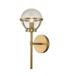 Kinkiety łazienkowe - Elstead Lighting Kinkiet Hollis - 1 źródło światła - Stary mosiądz IP44 HK-HOLLIS1-C-HB-BATH - product 1