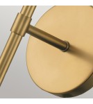 Kinkiety łazienkowe - Elstead Lighting Kinkiet Hollis - 1 źródło światła - Stary mosiądz IP44 HK-HOLLIS1-C-HB-BATH - product 4