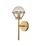Kinkiety łazienkowe - Elstead Lighting Kinkiet Hollis - 1 źródło światła - Stary mosiądz IP44 HK-HOLLIS1-C-HB-BATH - product 5