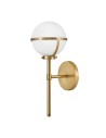 Elstead Lighting Kinkiet Hollis - 1 źródło światła - Stary mosiądz IP44 HK-HOLLIS1-O-HB-BATH Elstead Lighting Kinkiet Hollis - 1 źródło światła - Stary mosiądz IP44 HK-HOLLIS1-O-HB-BATH