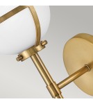 Elstead Lighting Kinkiet Hollis - 1 źródło światła - Stary mosiądz IP44 HK-HOLLIS1-O-HB-BATH Elstead Lighting Kinkiet Hollis - 1 źródło światła - Stary mosiądz IP44 HK-HOLLIS1-O-HB-BATH