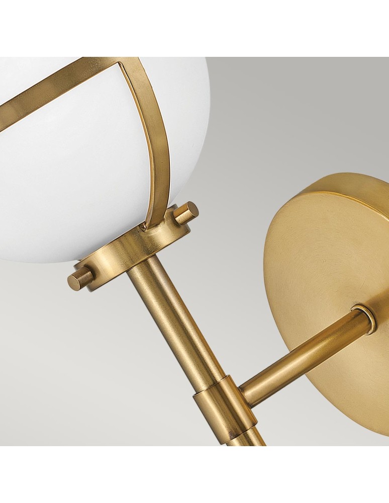 Elstead Lighting Kinkiet Hollis - 1 źródło światła - Stary mosiądz IP44 HK-HOLLIS1-O-HB-BATH Elstead Lighting Kinkiet Hollis - 1 źródło światła - Stary mosiądz IP44 HK-HOLLIS1-O-HB-BATH