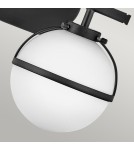 Kinkiety łazienkowe - Elstead Lighting Kinkiet Hollis - 2 źródła światła - Czarny IP44 HK-HOLLIS2-O-BK-BATH - product 4