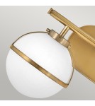 Kinkiety łazienkowe - Elstead Lighting Kinkiet Hollis - 2 źródła światła - Stary mosiądz IP44 HK-HOLLIS2-O-HB-BATH - product 2