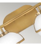 Kinkiety łazienkowe - Elstead Lighting Kinkiet Hollis - 2 źródła światła - Stary mosiądz IP44 HK-HOLLIS2-O-HB-BATH - product 3