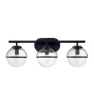 Kinkiety łazienkowe - Elstead Lighting Kinkiet Hollis - 3 źródła światła - Czarny IP44 HK-HOLLIS3-C-BK-BATH - product 5