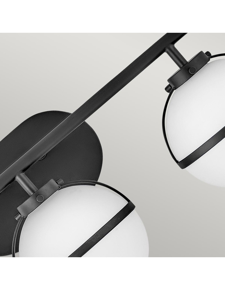Elstead Lighting Kinkiet Hollis - 3 źródła światła - Czarny IP44 HK-HOLLIS3-O-BK-BATH Elstead Lighting Kinkiet Hollis - 3 źródła światła - Czarny IP44 HK-HOLLIS3-O-BK-BATH