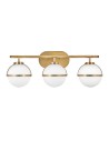 Elstead Lighting Kinkiet Hollis - 3 źródła światła - Stary mosiądz IP44 HK-HOLLIS3-O-HB-BATH Elstead Lighting Kinkiet Hollis - 3 źródła światła - Stary mosiądz IP44 HK-HOLLIS3-O-HB-BATH