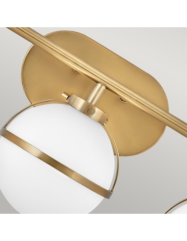 Elstead Lighting Kinkiet Hollis - 3 źródła światła - Stary mosiądz IP44 HK-HOLLIS3-O-HB-BATH - produkt 2
